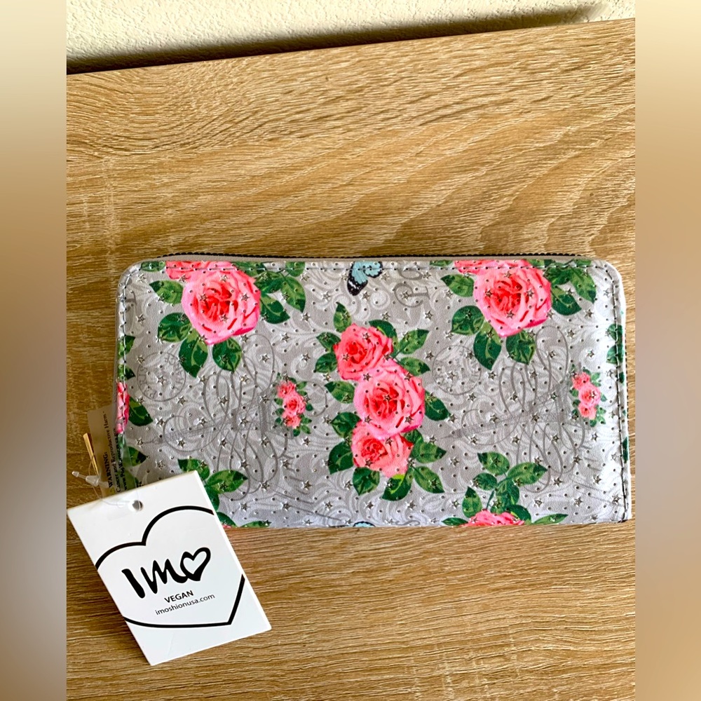 NWT Imoshion wallet vegan leather
